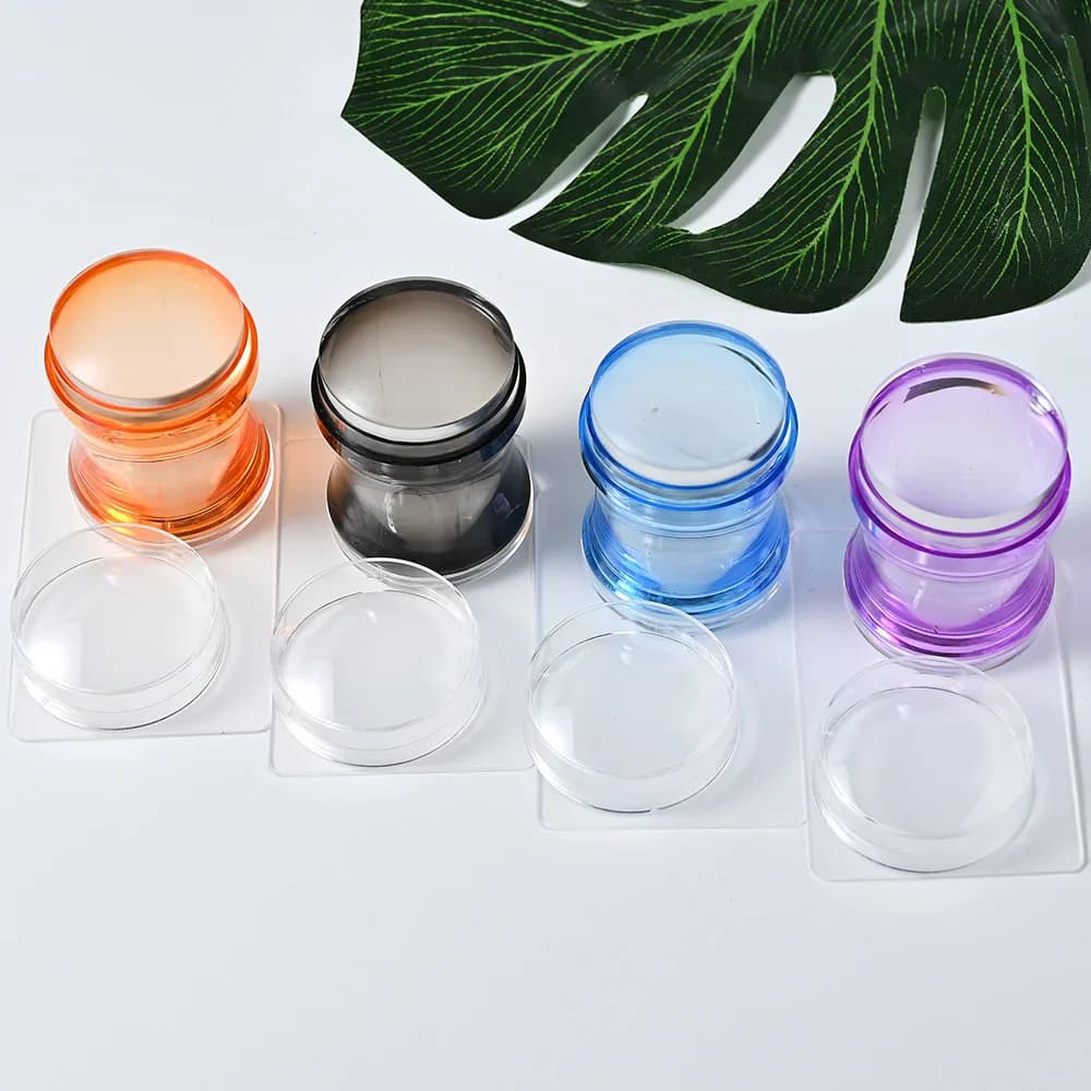 GlamAura Silicone Transparent Nail Art Stamping Kit thumbnail 3